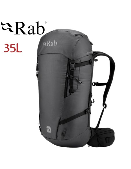 Ascendor 35L Medium (Black) - Mochila de alpinismo unisex - Rab