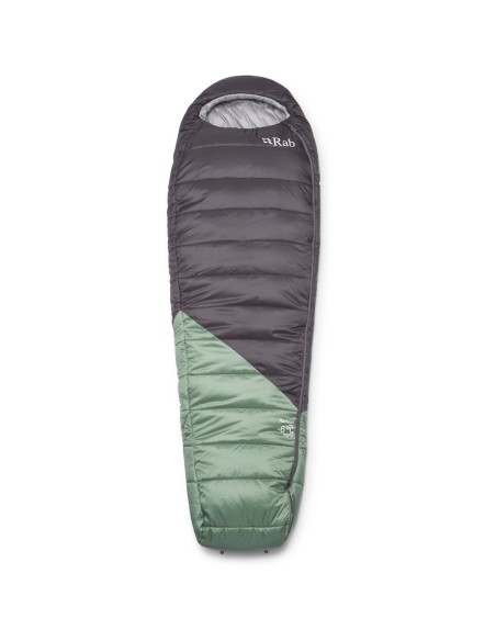 Radeon Womens -6 Regular LZ (Dark Fig Green/Graphene) - Saco de dormir sintetico unisex - Rab