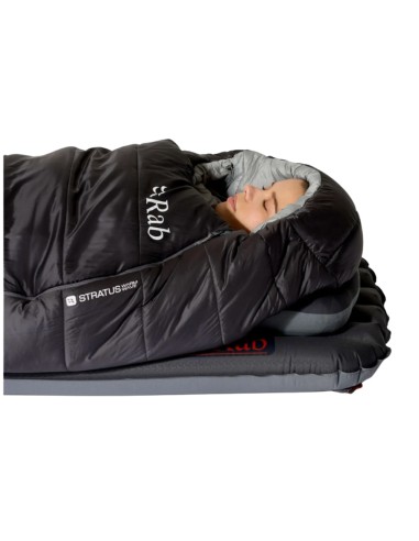 Radeon 0 Womens Regular LZ (Dark Fig Green/Graphene) - Saco de dormir sintetico Mujer - Rab