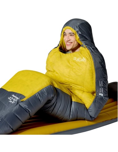 Neutrino -6 Regular LZ (Graphene/Dark Pollen) - Saco de dormir de plumas ligero - Rab