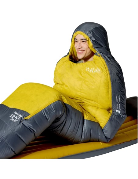 Neutrino -6 Regular LZ (Graphene/Dark Pollen) - Saco de dormir de plumas ligero - Rab