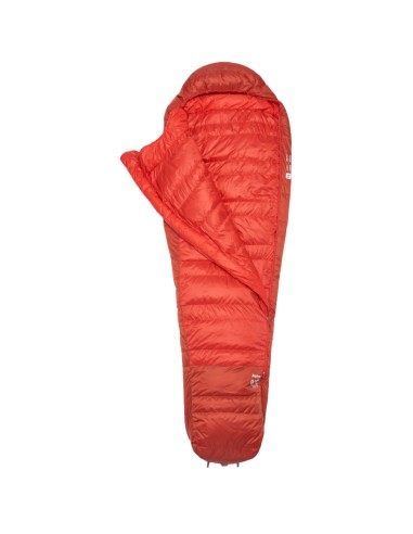 Alpine 0 Regular LZ (Dark Horizon/Tuscan Red) - Saco de dormir de plumas ligero - Rab