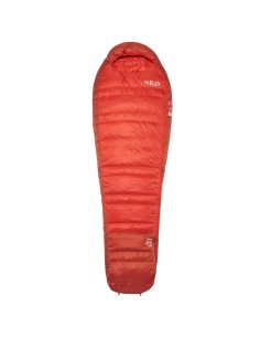 Alpine -6 Regular LZ (Dark Horizon/Tuscan Red) - Saco de dormir de plumas ligero - Rab 2