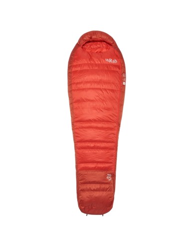 Alpine -6 Regular LZ (Dark Horizon/Tuscan Red) - Saco de dormir de plumas ligero - Rab