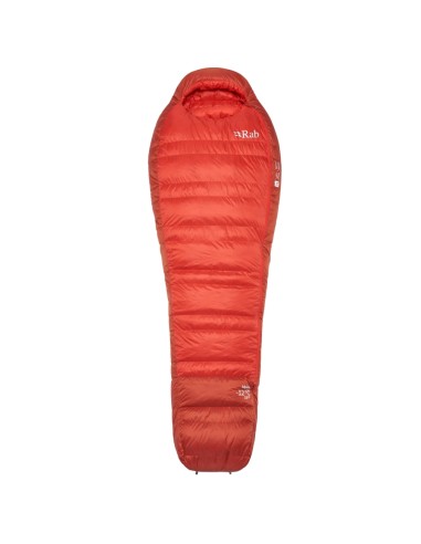 Alpine -12 Regular LZ (Dark Horizon/Tuscan Red) - Saco de dormir de plumas ligero - Rab