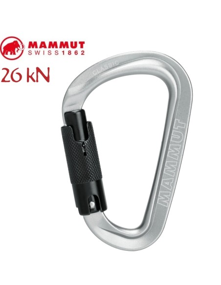 Sender Twistlock (Grey) - Mosquetón automatico 2 movimientos - Mammut