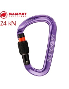 Mosquetón Classic HMS Screwgate (Alpine Calamint ) - Mammut