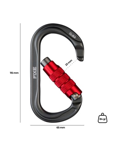 Òliva Twist Lock - Mosquetón simétrico automatico 2 movimientos - Fixe