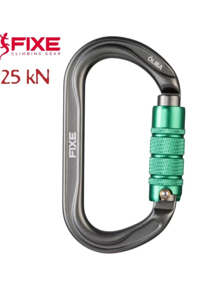 Òliva Triple Lock - Mosquetón simétrico automatico 3 movimientos - Fixe
