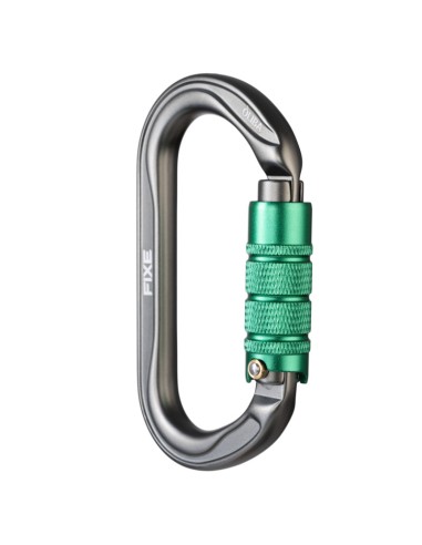 Pack 3 Òliva Triple Lock - Mosquetón simétrico automatico 3 movimientos - Fixe