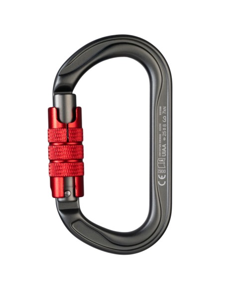 Pack 3 Òliva Twist Lock - Mosquetón simétrico automatico 2 movimientos - Fixe