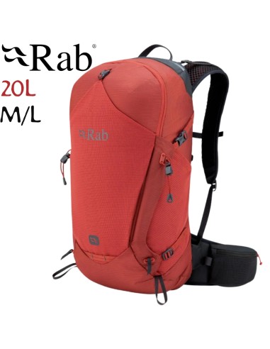 Protium 20L Medium/Large (Tuscan Red) - Mochila multiactividad unisex - Rab