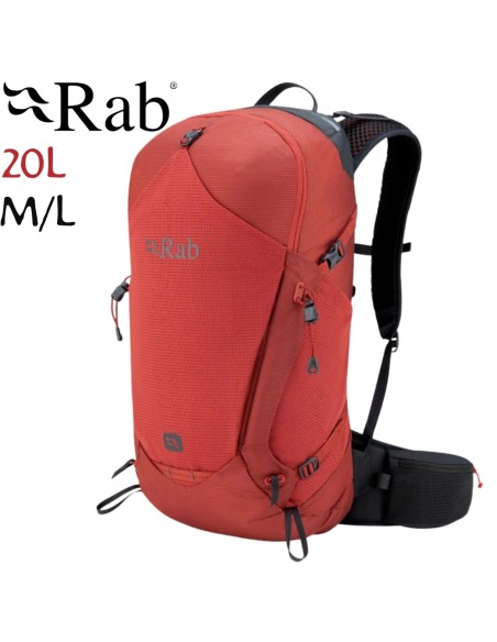 Protium 20L Medium/Large (Tuscan Red) - Mochila multiactividad unisex - Rab