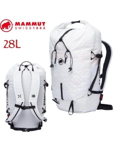 Eiger Nordwand 28L (White) - Mochila alpinismo extremadamente resistente y ligera - Mammut