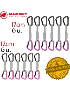 Pack 12 cintas Workhorse Keylock (Silver - Pink) (6 de 12cm + 6 de 17cm) - Mammut