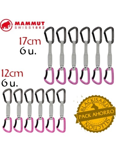 Pack 12 cintas Workhorse Keylock (Silver - Pink) (6 de 12cm + 6 de 17cm) - Mammut