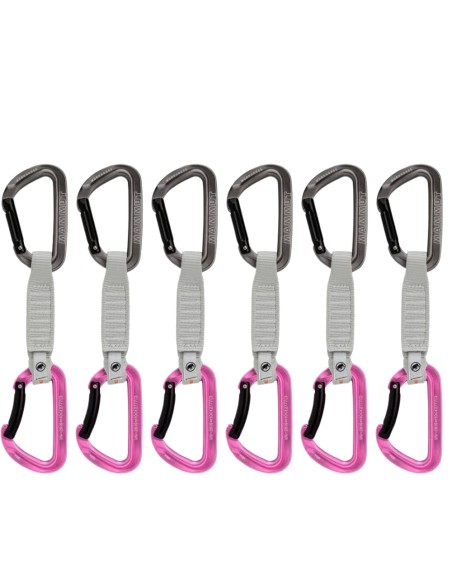 Pack 12 cintas Workhorse Keylock (Silver - Pink) (6 de 12cm + 6 de 17cm) - Mammut