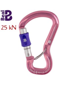 Orient Express (Pink) - Mosqueton rosca con antigiro - Beal