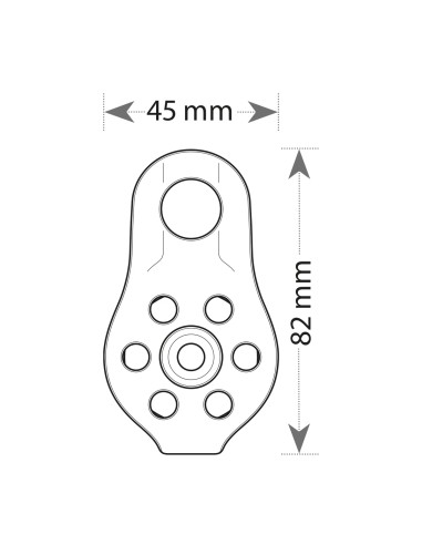 Transf\'air  Fixe - Polea doble de fijas oscilantes - Beal