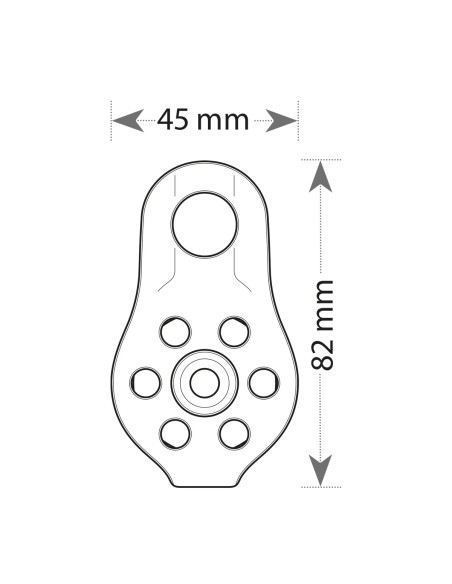 Transf\'air  Fixe - Polea doble de fijas oscilantes - Beal