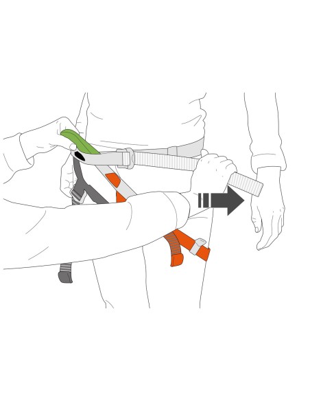 Pandion - Arnés talla única para parques aventura - Petzl