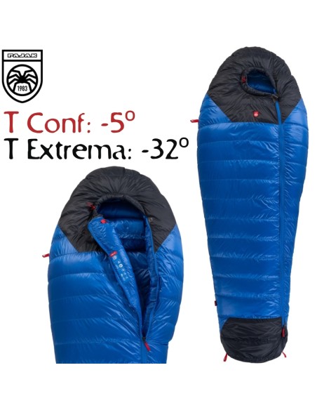Core 750 Regular (Blue) -  Saco de dormir de pluma - Pajak
