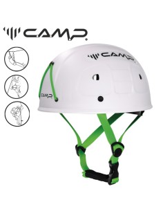 rockstar - casco versátil y sólido (53-62cm white) - camp