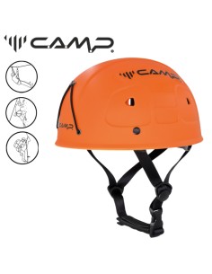 rockstar - casco versátil y sólido (orange) - camp
