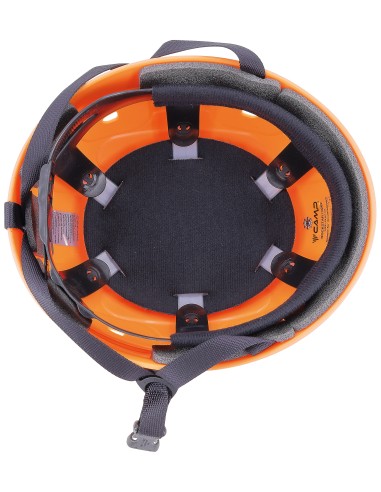 rockstar - casco versátil y sólido (orange) - camp