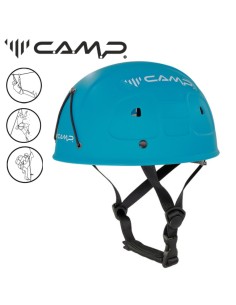rockstar light blue - casco versátil y sólido (53-62 cm) - camp