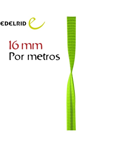PES Webbing 16 mm - Cinta plana poliamida - Edelrid (por metros)