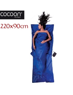 Cotton travel sheet (Ultramarine Blue) 220x90cm - Saco sabana para viaje - Cocoon