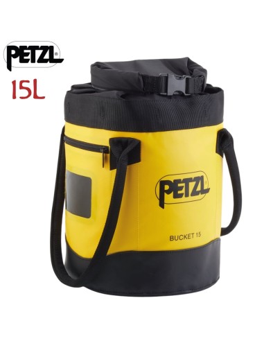 Bucket 15L (Amarillo) - Saca autoportante de pequeña capacidad - Petzl