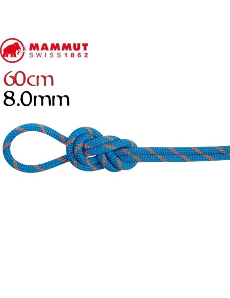Alpine Dry 8.0 (Ocean/ Vibrant Orange) (60m) - Cuerda doble y gemela - Mammut