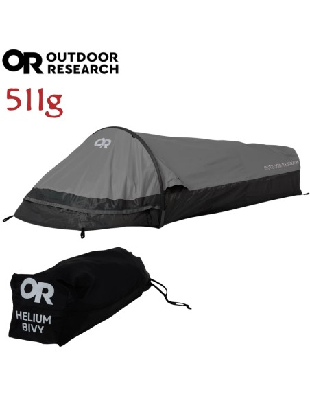 Helium UL Bivy Light Pewter- Vivac minimalista y ultraligero 1 persona - Outdoor Research