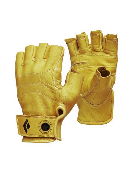 Half Stone Gloves (Beeswax) - Guantes ferrata de piel - Black Diamond