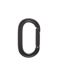Oval Keylock Carabiner (Black) - Mosquetón simétrico recto Negro  - Black Diamond 2