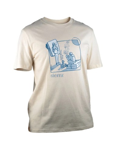 T-shirt Men Coffee Climb (Natural Raw) - Camiseta manga corta -  Sierra