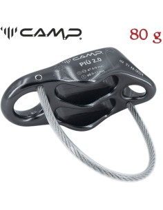 Piu 2.0  (Gun Metal) - Asegurador Descensor - Camp
