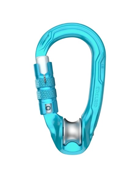 Maxiom Rig Triple - Mosquetón con polea y cierre tres movimientos - Edelrid