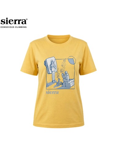 T-shirt Woman Coffee climb (Nispero) - Camiseta manga corta -  Sierra