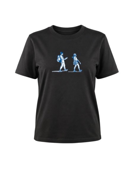 T-shirt Woman Ropeday (Antracite) - Camiseta manga corta mujer -  Sierra