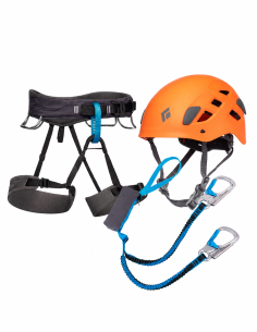 pack ferrata teresina - arnes , casco y disipador para via ferrata 2