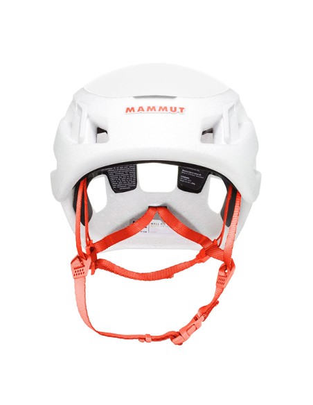 Wall Rider MIPS Twiceme 2.0 (White/Mammut red) - Casco ligero escalada con sistema MIPS- Mammut