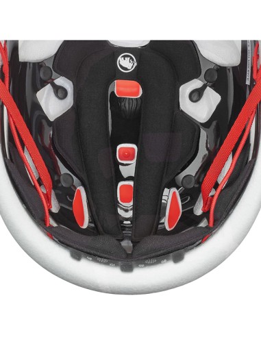 Wall Rider MIPS Twiceme 2.0 (White/Mammut red) - Casco ligero escalada con sistema MIPS- Mammut