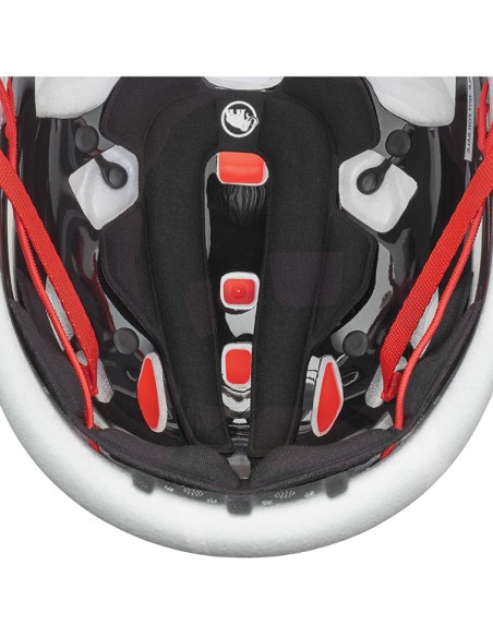 Wall Rider MIPS Twiceme 2.0 (White/Mammut red) - Casco ligero escalada con sistema MIPS- Mammut