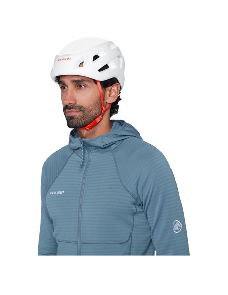 Wall Rider MIPS Twiceme 2.0 (White/Mammut red) - Casco ligero escalada con sistema MIPS- Mammut